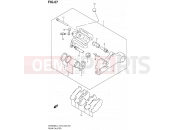 SUZUKI DR650SE L4 (2014) (E03,E28,E33) 67 - REAR CALIPER