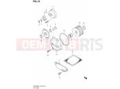 SUZUKI DR650SE L4 (2014) (E24) 14 - OIL PUMP