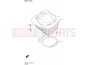 SUZUKI DR650SE L5 (2015) (E03,E28,E33) 107A - CYLINDER