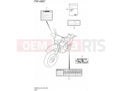 SUZUKI DR650SE L5 (2015) (E03,E28,E33) 496C - LABEL (DR650SEL5 E33)