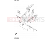 SUZUKI DR650SE L5 (2015) (E24) 541A - REAR SWINGINGARM