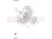 SUZUKI DR650SE L5 (2015) (E24) 530A - FRONT WHEEL