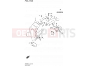 SUZUKI DR650SE L5 (2015) (E434) 474A - REAR FENDER