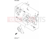 SUZUKI DR650SE L5 (2015) (E434) 535A - FRONT CALIPER