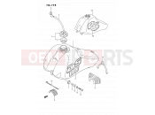 SUZUKI DS80 F (1985) (E03) 19B - FUEL TANK (MODEL L/M)