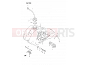 SUZUKI DS80 H (1987) (E03) 19D - FUEL TANK (MODEL R/S)
