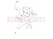 SUZUKI DS80 K (1989) (E24) 24 - HEADLAMP HOUSING
