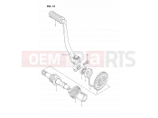 SUZUKI DS80 L (1990) (E24) 12 - KICK STARTER