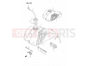SUZUKI DS80 P (1993) (E03) 19C - FUEL TANK (MODEL N/P)