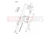 SUZUKI DS80 R (1994) (E03) 23 - FRONT FORK
