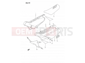 SUZUKI DS80 S (1995) (E24) 22 - FRAME COVER (MODEL H/J/K/L/M)