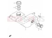 SUZUKI DS80 T (1996) (E03,E28,E33) 21 - OIL TANK