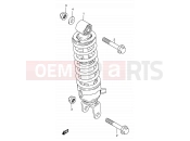 SUZUKI DS80 V (1997) (E24) 32 - REAR SHOCK ABSORBER