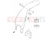 SUZUKI DS80 W (1998) (E03,E28,E33) 26A - REAR FENDER (MODEL Y)