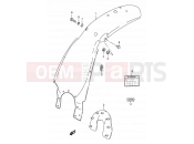 SUZUKI DS80 W (1998) (E24) 26A - REAR FENDER (MODEL Y)