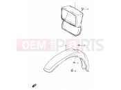 SUZUKI DS80 X (1999) (E24) 23 - HEADLAMP HOUSING