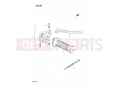 SUZUKI FA50 K (1989) 29 - RIGHT HANDLE SWITCH (E06,E24)
