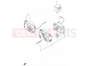 SUZUKI FB100 / FB100D S (1995) 25 - FRONT TURN SIGNAL LAMP (E01,E30,E43,E45,E71,P01)