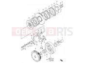 SUZUKI FB100 / FB100D V (1997) 14A - CLUTCH (MODEL S/V/X/Y)