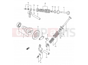 SUZUKI FB80 K (1989) 6 - CAM SHAFT/VALVE