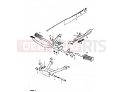 SUZUKI FR80 N (1992) 29 - STAND - REAR BRAKE