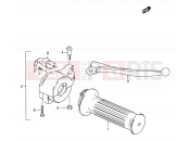 SUZUKI FZ50 L (1990) 47 - RIGHT HANDLE SWITCH (E01,E02,E16,E50)