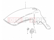 SUZUKI FZ50 P (1993) 44 - FRONT FENDER