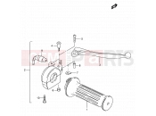 SUZUKI FZ50 P (1993) 48 - RIGHT HANDLE SWITCH (E06, E09, E10, E24, E25, E26)