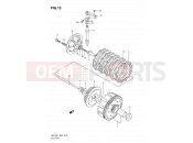 SUZUKI GN125 X (1999) 13 - CLUTCH