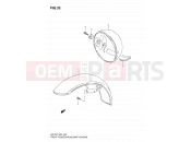 SUZUKI GN125 X (1999) 33 - FRONT FENDER - HEADLAMP HOUSING