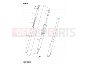 SUZUKI GN125 X (1999) 38 - FRONT DAMPER