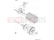 SUZUKI GN125E M (1991) 13 - CLUTCH