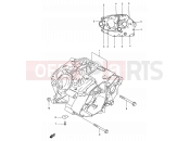 SUZUKI GN125E N (1992) (E30) 3 - CRANKCASE