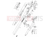 SUZUKI GN125E N (1992) (E30) 43 - FRONT FORK