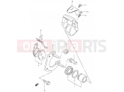 SUZUKI GN125E N (1992) (E30) 50A - FRONT CALIPER (SEE NOTE)