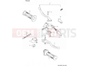 SUZUKI GN125E P (1993) (E03) 36 - HANDLE LEVER