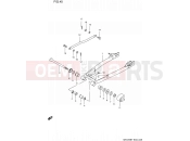 SUZUKI GN125E P (1993) (E03) 45 - REAR SWINGING ARM