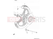 SUZUKI GN125E P (1993) (E03) 41 - FRONT WHEEL