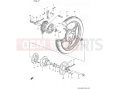 SUZUKI GN125E P (1993) (E03) 47 - REAR WHEEL