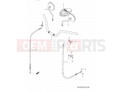 SUZUKI GN125E P (1993) (E03,E28,E33) 36 - HANDLEBAR - FRONT CABLE