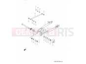 SUZUKI GN125E P (1993) (E03,E28,E33) 41 - REAR SWINGING ARM