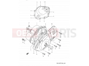 SUZUKI GN125E R (1994) (E03,E28,E33) 4 - CRANKCASE COVER