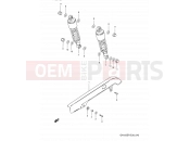 SUZUKI GN125E R (1994) (E03,E28,E33) 42 - CHAIN CASE - REAR SHOCK ABSOBER