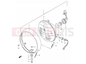 SUZUKI GN250 J (1988) 23 - HEADLAMP (E01,E02,E24,P95)