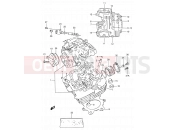 SUZUKI GN250 K (1989) 1 - CYLINDER HEAD