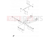 SUZUKI GN250 P (1993) 49 - REAR SWINGING ARM