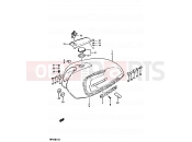 SUZUKI GP125 X (1999) 42 - FUEL TANK (MODEL D)