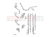 SUZUKI GP125 X (1999) 59 - HANDLEBAR