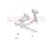 SUZUKI GP125 X (1999) 65 - REAR SWINGING ARM