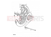 SUZUKI GP125 X (1999) 57 - FRONT WHEEL